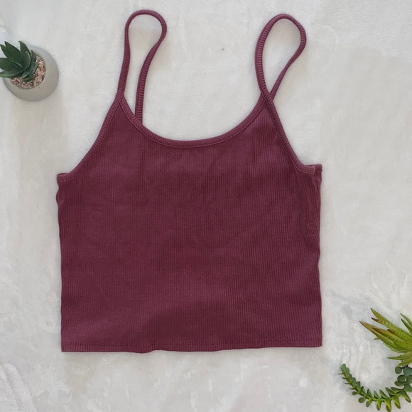 American Eagle pink spaghetti strap tank top. Size M. - Picture 1 of 3